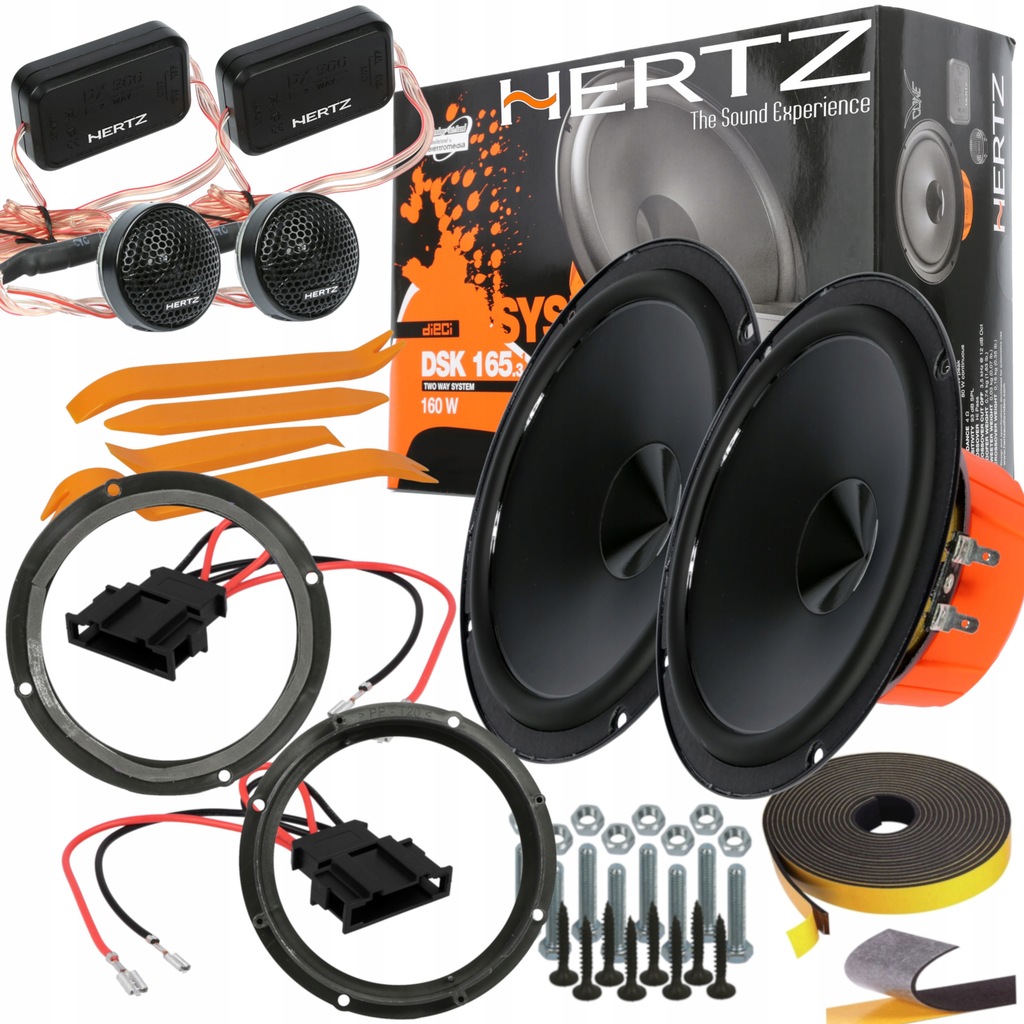 HERTZ DSK165 GŁOŚNIKI SEAT ALTEA AROSA IBIZA LEON VW GOLF AMAROK UP JETTA