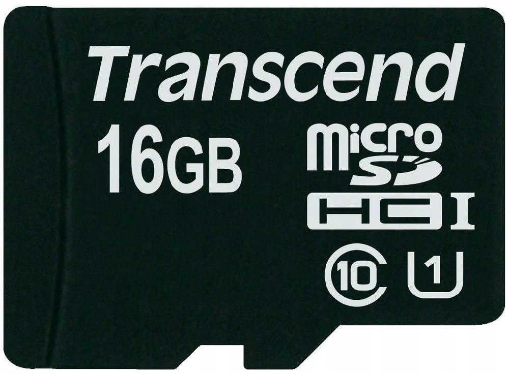 Karta pamięci TRANSCEND microSDHC 16 GB