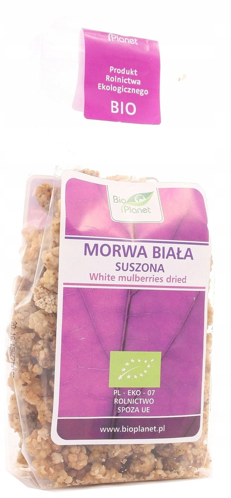 Morwa biała suszona BIO - Bio Planet - 100g