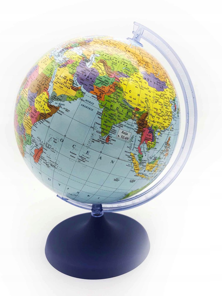 Globus + Atlas geograficzny świata Praca zbiorowa