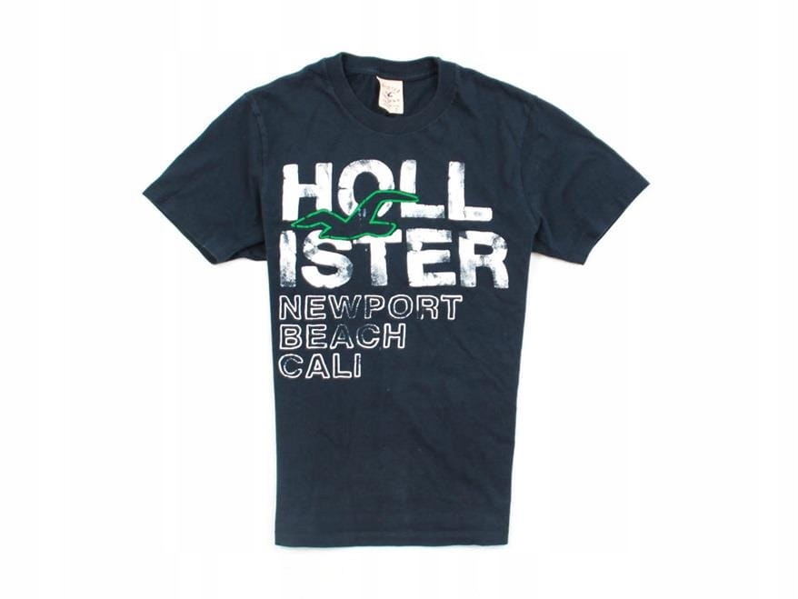 *C Hollister T-shirt Męski Koszulka Bawełna roz S