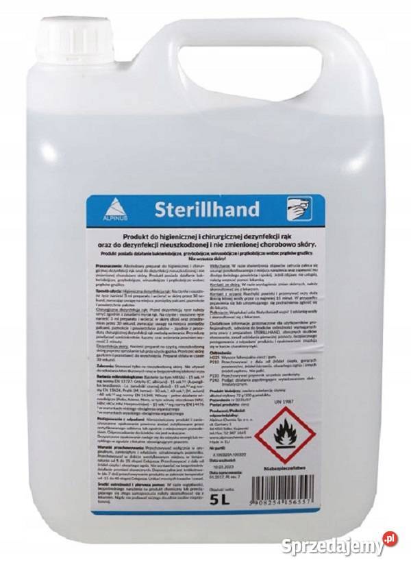 Alpinus Sterillhand 5l Płyn do dezynfekcji