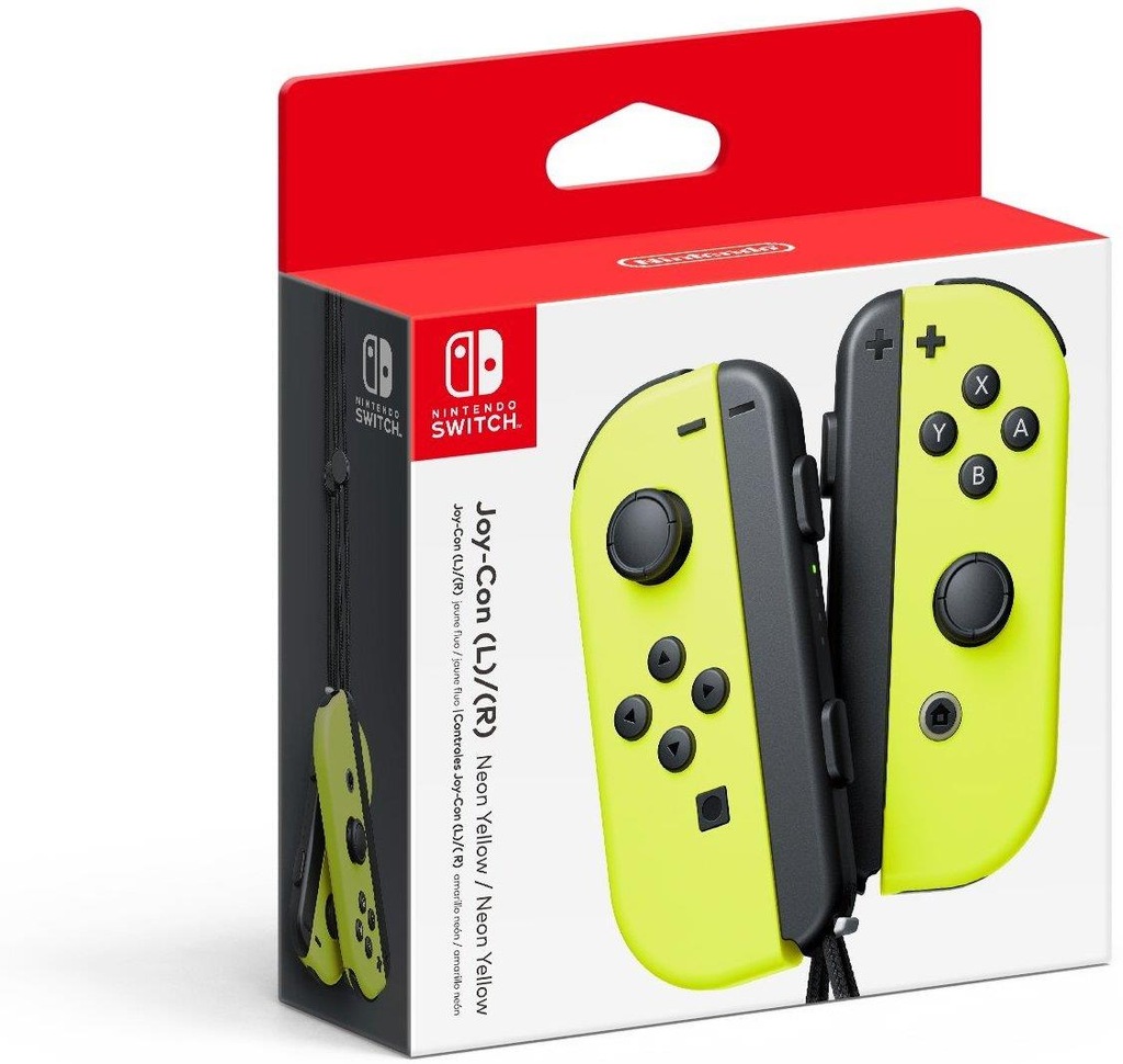 Kontrolery JoyCon do Nintendo Switch Neon Yellow 8022994673