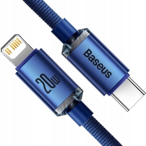 KABEL PRZEWÓD USB-C - LIGHTNING DO IPHONE SZYBKIE ŁADOWANIE 20W 1.2M BASEUS