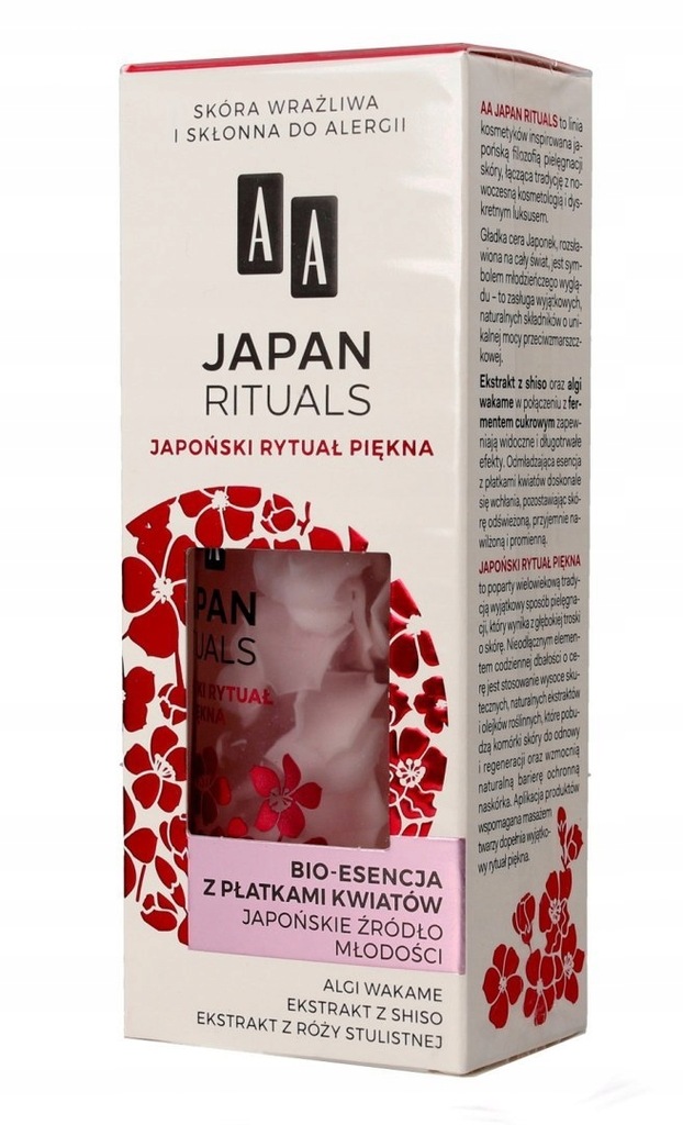 AA Japan Rituals Bio-Esencja z płatkami kwiatów -