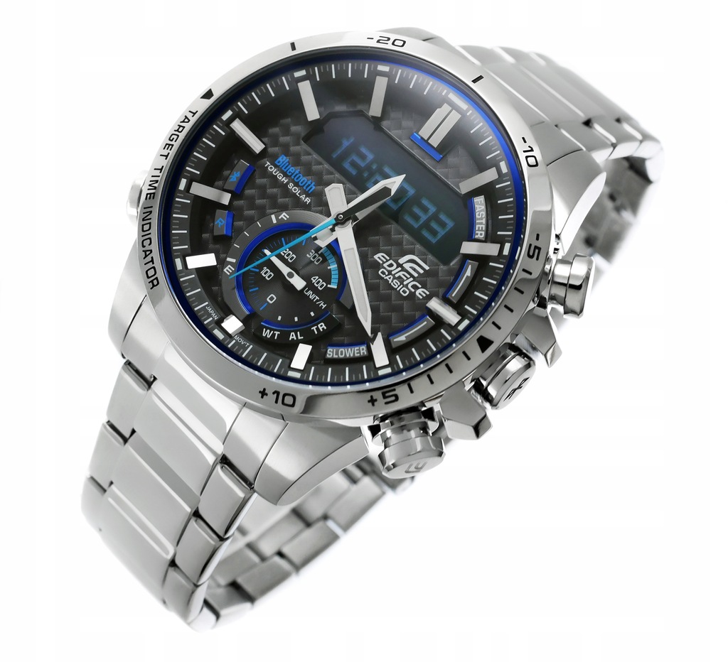 ZEGAREK MÄSKI CASIO EDIFICE ECB-800D-1A BLUETOOTH - 7866589395 - oficjalne archiwum Allegro