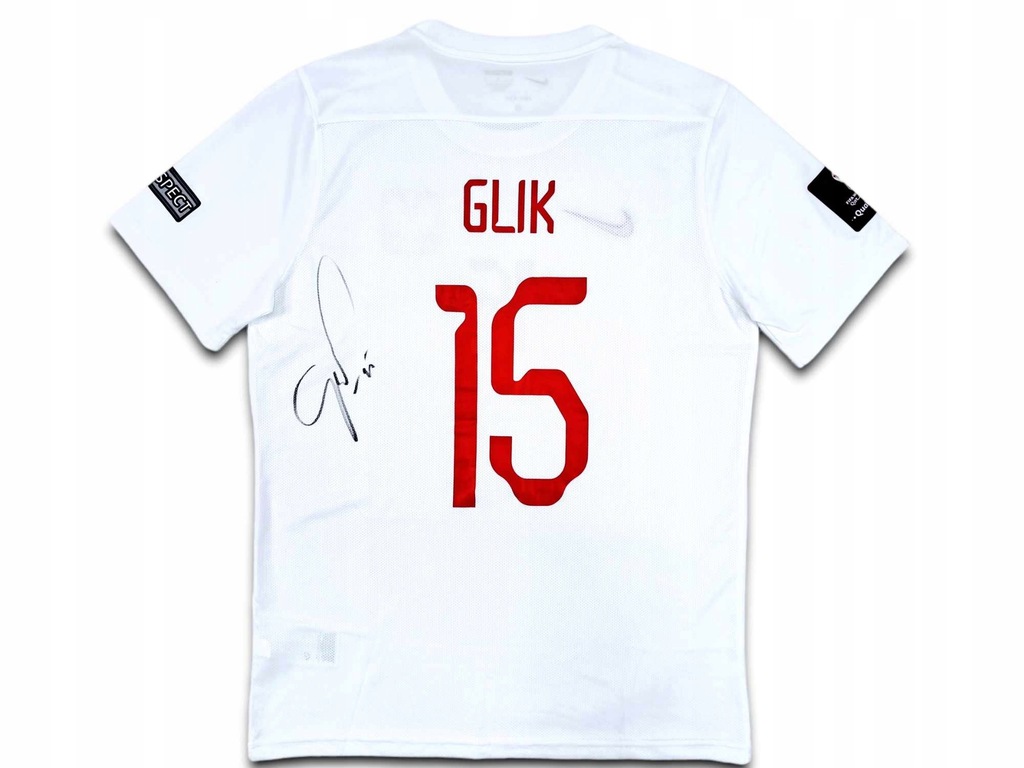 Kamil Glik - Polska - koszulka z autografem (pol)