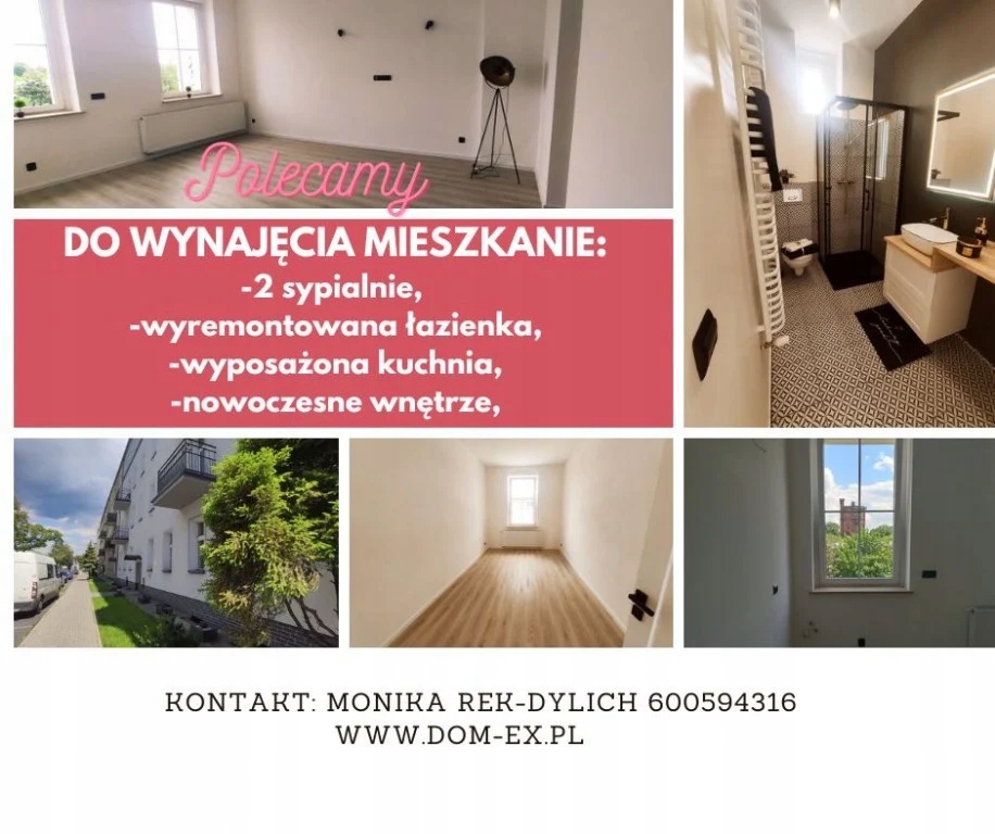 Mieszkanie, Racibórz, Raciborski (pow.), 60 m²