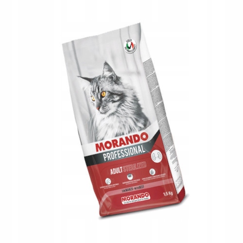 Morando Cat wołowina d/kotów sterylizowanych 1,5kg
