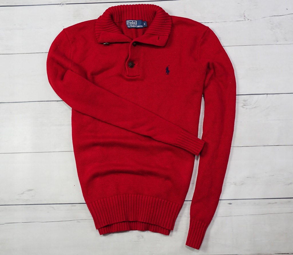 POLO BY RALPH LAUREN _ SWETER _ S / M _ RED 2019