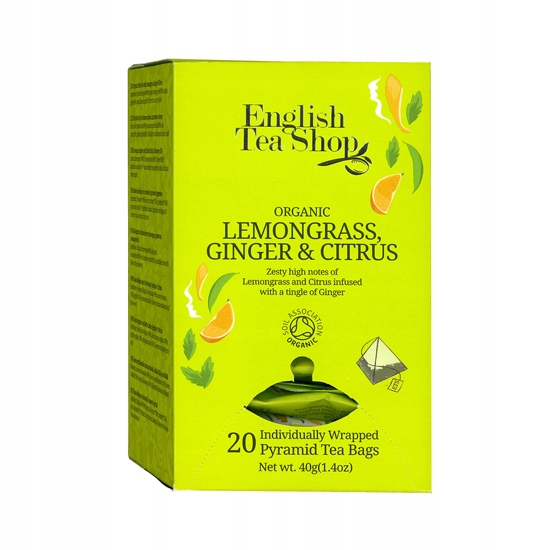 ETS Lemongrass Ginger Citrus 20 piramidek