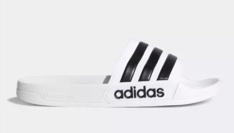 M4053 ADIDAS KLAPKI MĘSKIE BIAŁE R UK11 FR 46