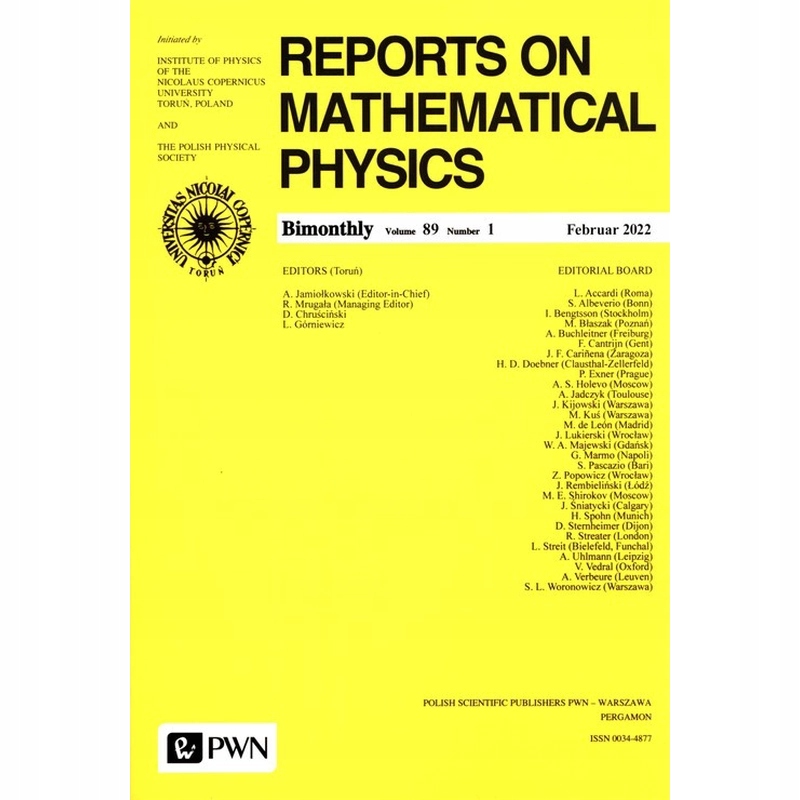 Reports On Mathematical Physics 89/1 Polska