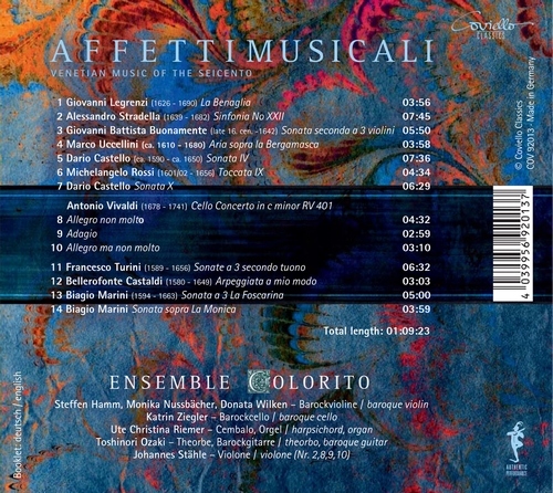 Купить Affetti Musicali Венецианская музыка Сейченто: отзывы, фото, характеристики в интерне-магазине Aredi.ru