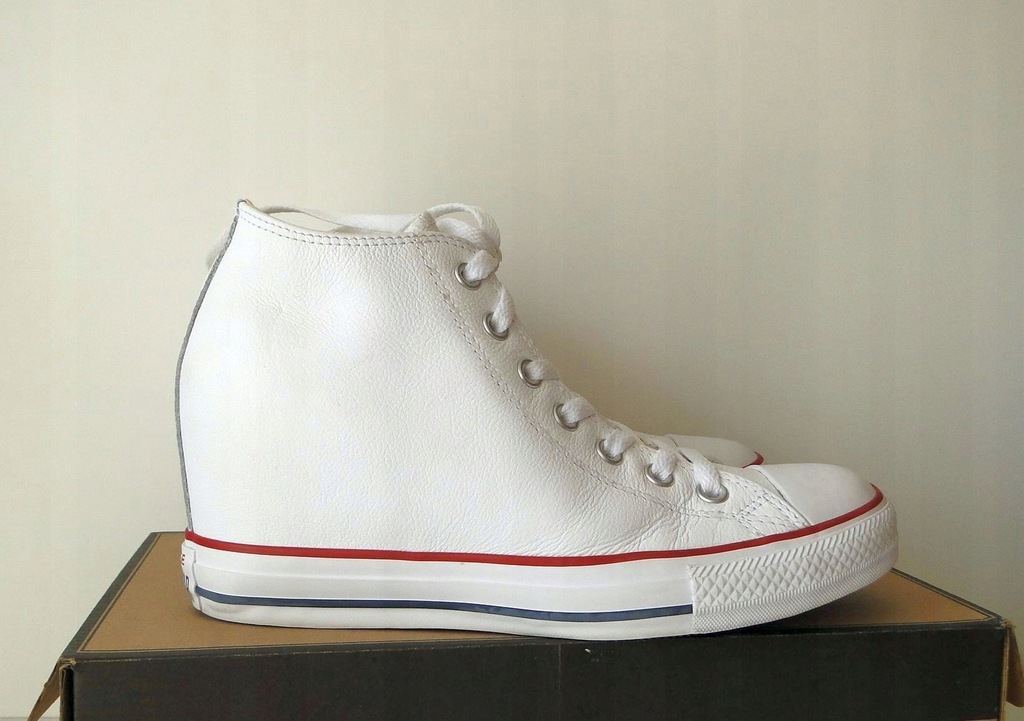 Buty CONVERSE 549560c Skorzane Oryginalne KOTURN - 11559536928 oficjalne archiwum Allegro