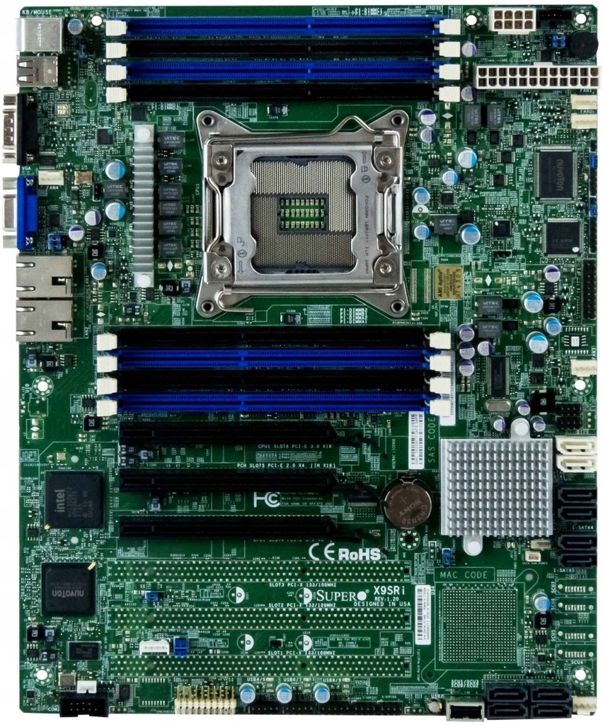 Купить ПЛАТА SUPERMICRO X9SRi LGA2011 DDR3 PCIE ATX: отзывы, фото, характеристики в интерне-магазине Aredi.ru