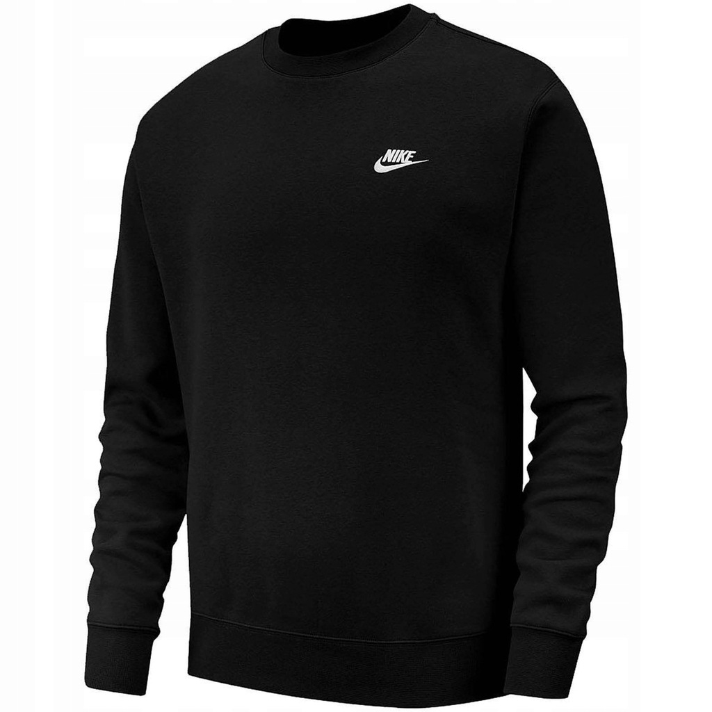 NIKE CLUB CREW MĘSKA BLUZA BAWEŁNIANA CZARNA XL