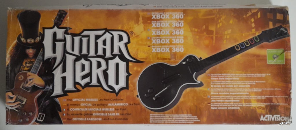 WYPRZEDAŻ GARAŻOWA! XBOX360 Kontroler GITARA Guitar Hero WIRELESS Les Paul