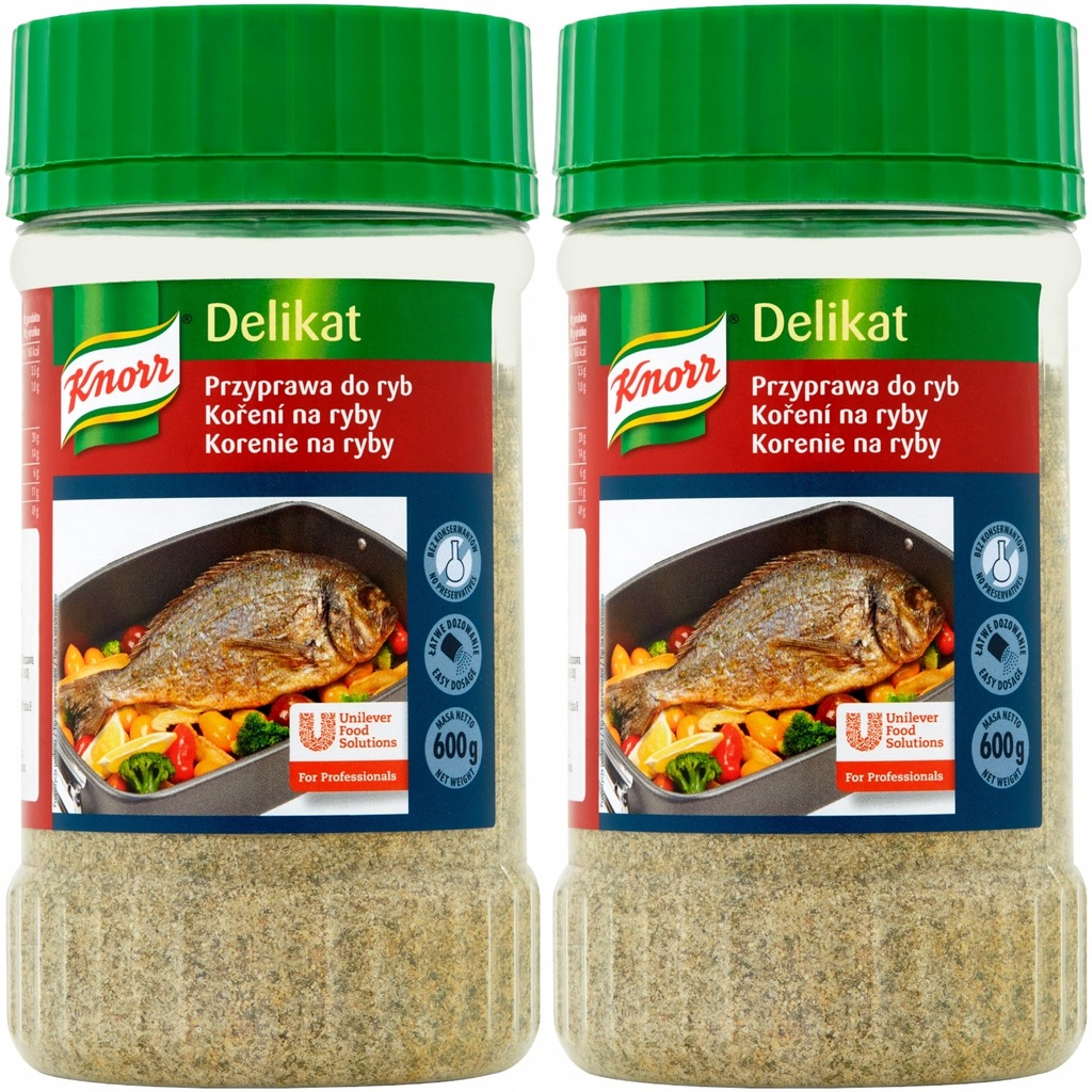 Knorr Delikat Przyprawa do ryb 600 g x2