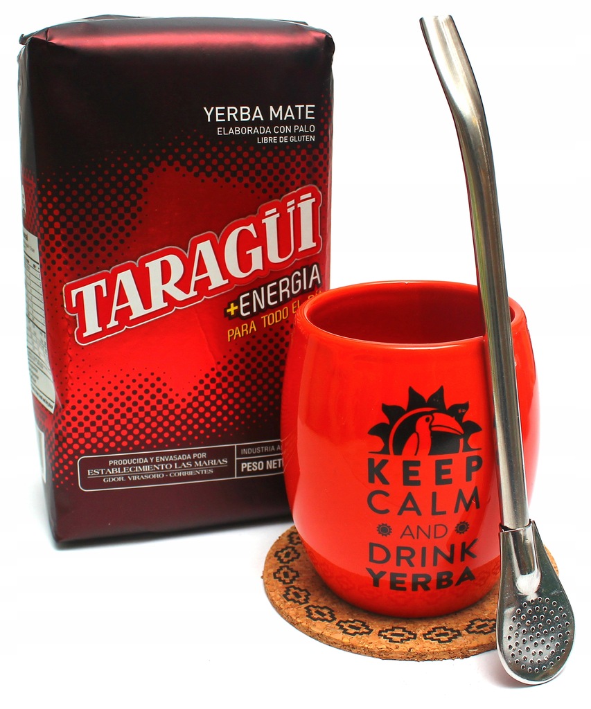 Zestaw Yerba mate Taragui Energia 500g con 0,5 kg