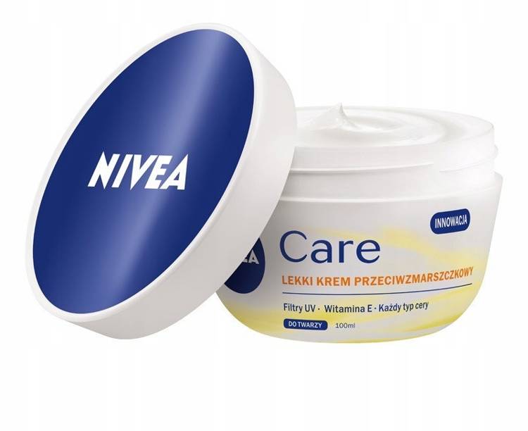 NIVEA CARE Lekki krem do twarzy przeciwzmarszczkowy witamina E 100ml