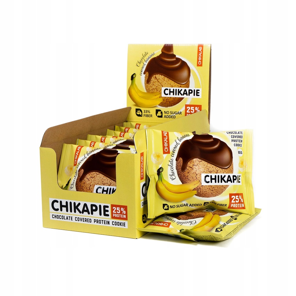 Ciastko ChikaPie - Banan w czekoladzie