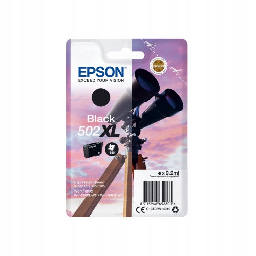 Wkład atramentowy EPSON 502XL Czarny