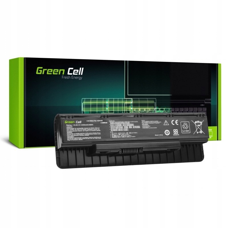 GREEN CELL BATERIA AS129 A32N1405 DO ASUS G551 G771 N551 4400MAH 10.8V/11.1