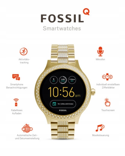 Zegarek damski FOSSIL FTW6001 SMARTWATCH ORYGINAÅ - 8348930462 - oficjalne archiwum Allegro