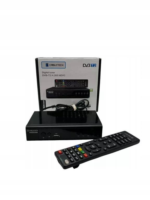 DEKODER DVB-T2 CABLETECH URZ0336B GWARANCJA!