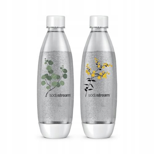 SodaStream Butelki na wodę Fuse białe Fresh Flowers, 2x1l
