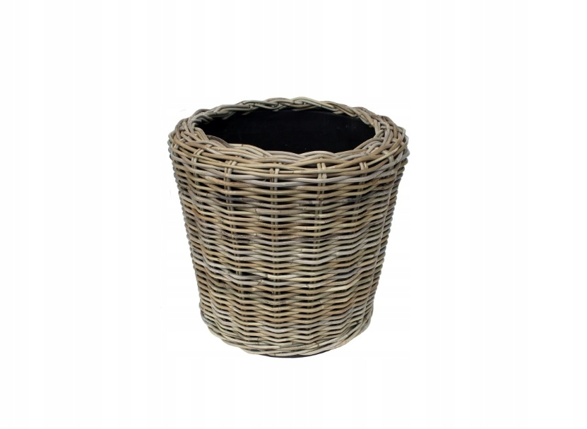 Doniczka donica rattanowa 49x45 cm sadzarka ozdoba