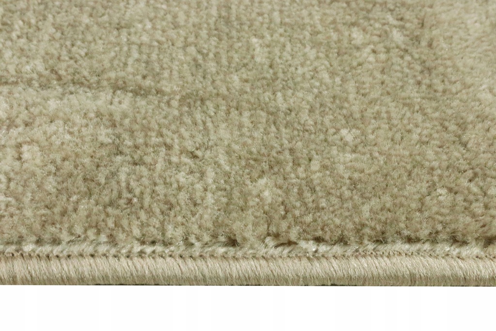 GŁADKI - BEŻOWY ANTYPOŚLIZGOWY DYWAN 150x200 - OKAZJA