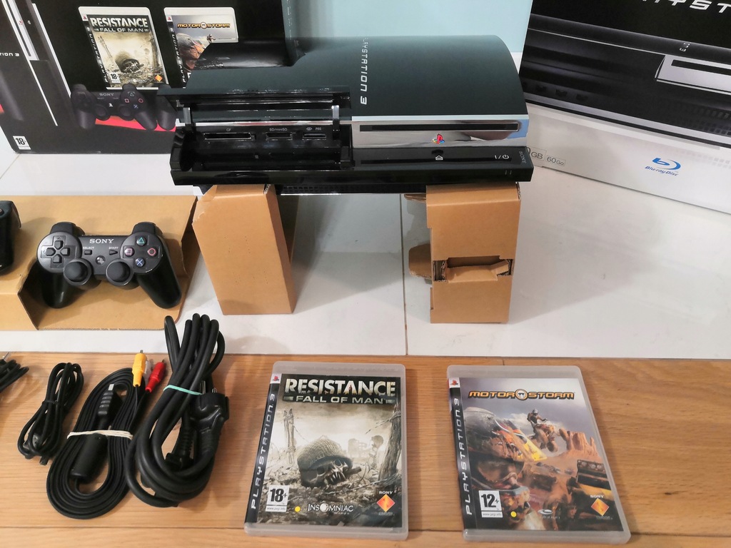 Sony PlayStation 3 PS3 60GB FAT CECHC04 ZESTAW BOX 8751724045