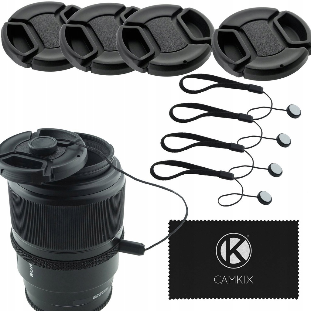 CamKix 4x osłona obiektywu Nikon Canon Sony 58 mm