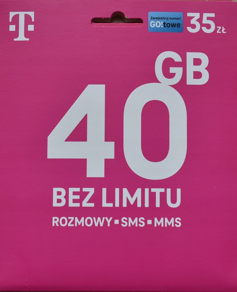 Starter 35zł T-Mobile bez limitów Lego