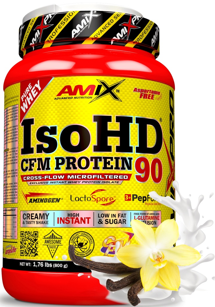 AMIX IsoHD 90 CFM Protein 800g wanilia