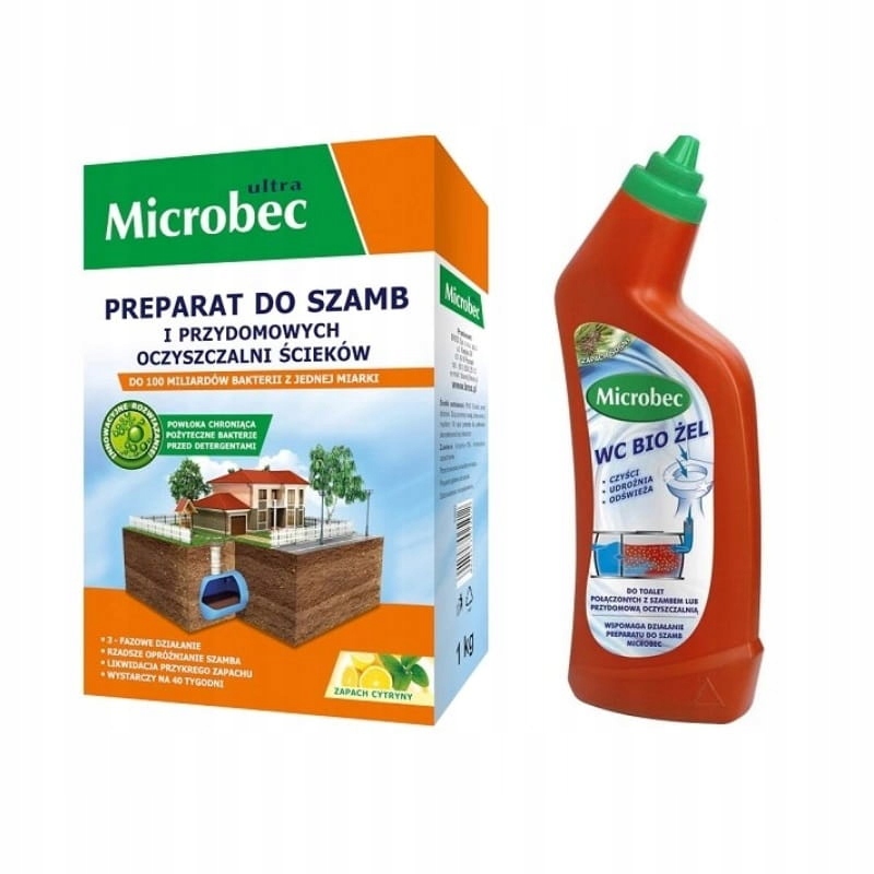 MICROBEC ULTRA BAKTERIE DO SZAMBA OCZYSZCZALNI 1kg