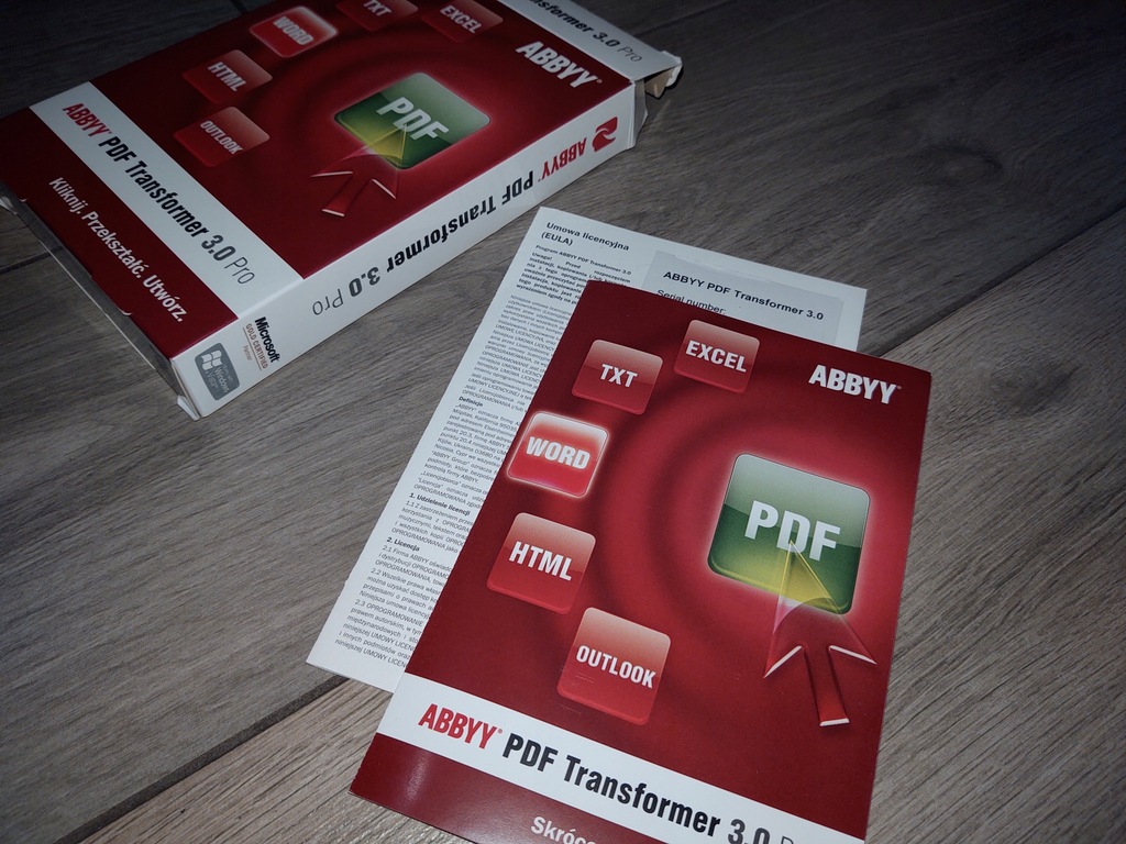 Abbyy PDF Transformer 3.0 PRO BOX + Klucz