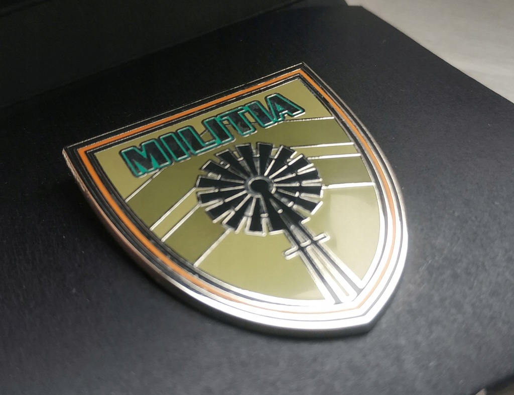 CSGO CS:GO Pin przypinka Militia Fizyczna seria 1