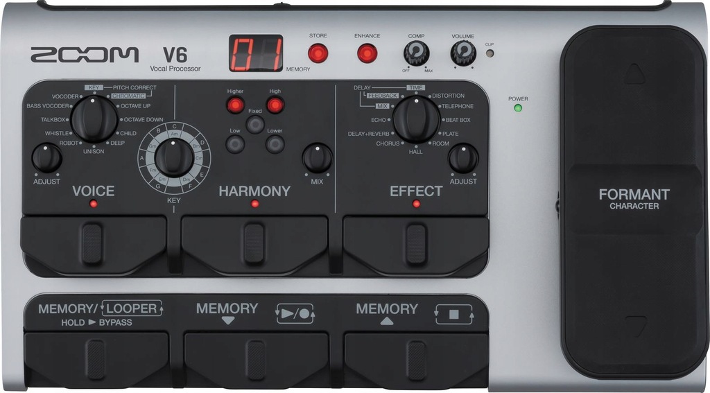 Zoom V6 Vocal Processor - procesor wokalowy