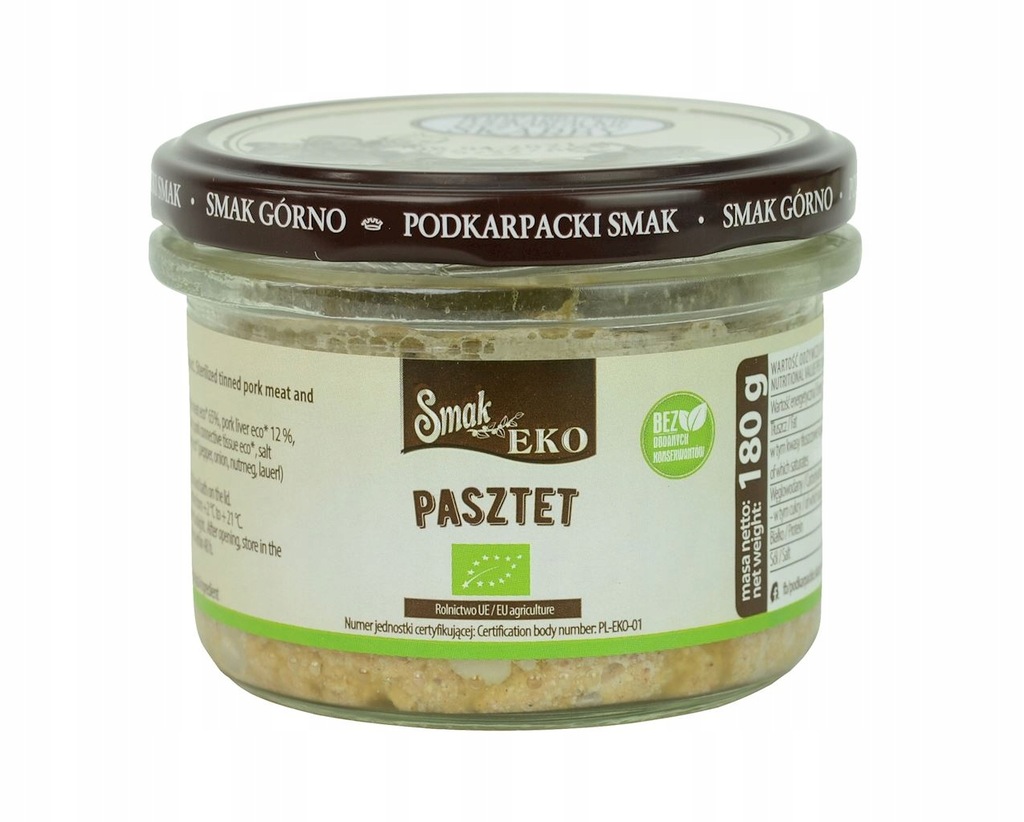 PASZTET BIO 180 g - SMAK EKO