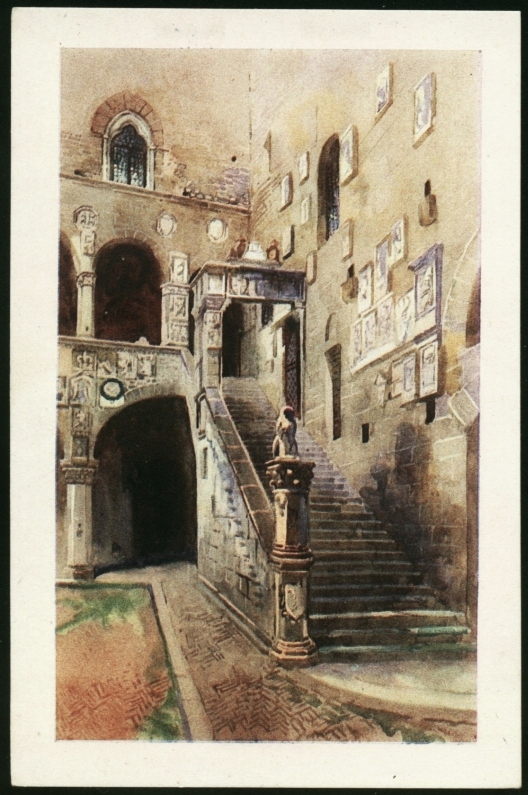 Firenze. La Scala del Bargello Museo Nazion - 1930