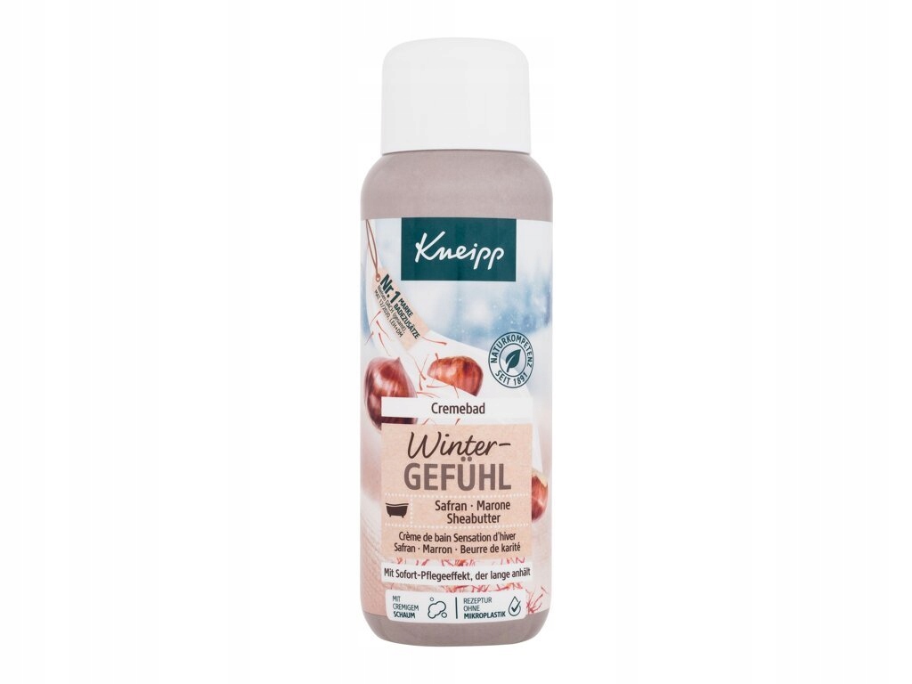 Kneipp Winter Feeling Saffron, Chestnut and Shea Butter Pianka do kąpieli 4