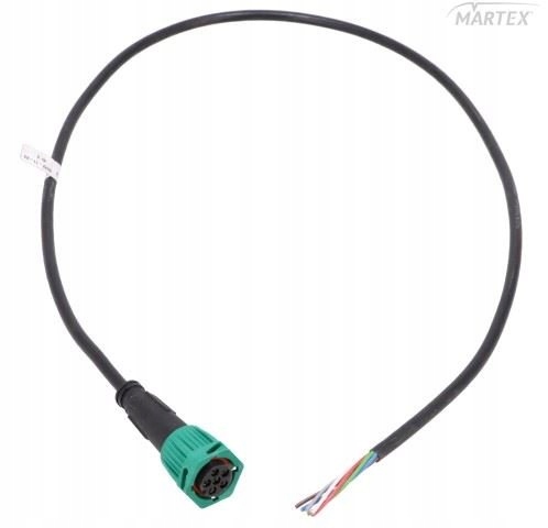 WTYCZKA ELEKT.6-POLOWA BAJONET PRAWA ZIELONA, Z PRZEWODEM WTYBAJONETP6PINM1