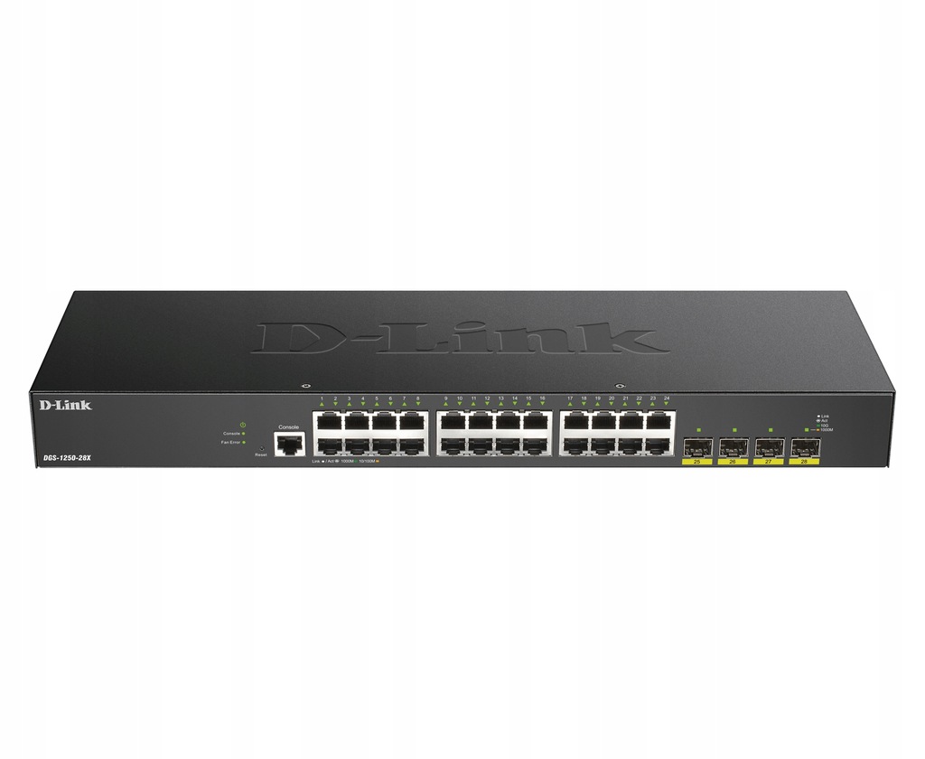 D-link DGS-1250-28X 24-port Gb with 4x 10G SFP+