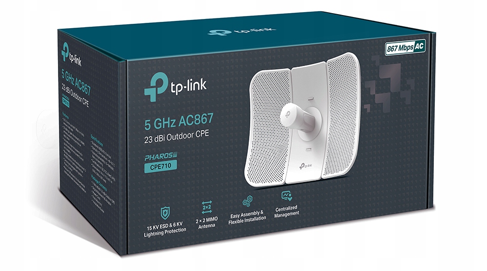 Купить Наружная точка доступа TP-Link CPE710, 867 Мбит/с: отзывы, фото, характеристики в интерне-магазине Aredi.ru