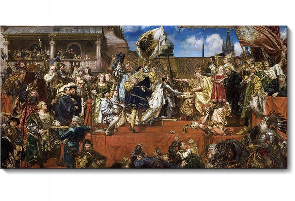 Hołd Pruski, Jan Matejko, 128x64 cm