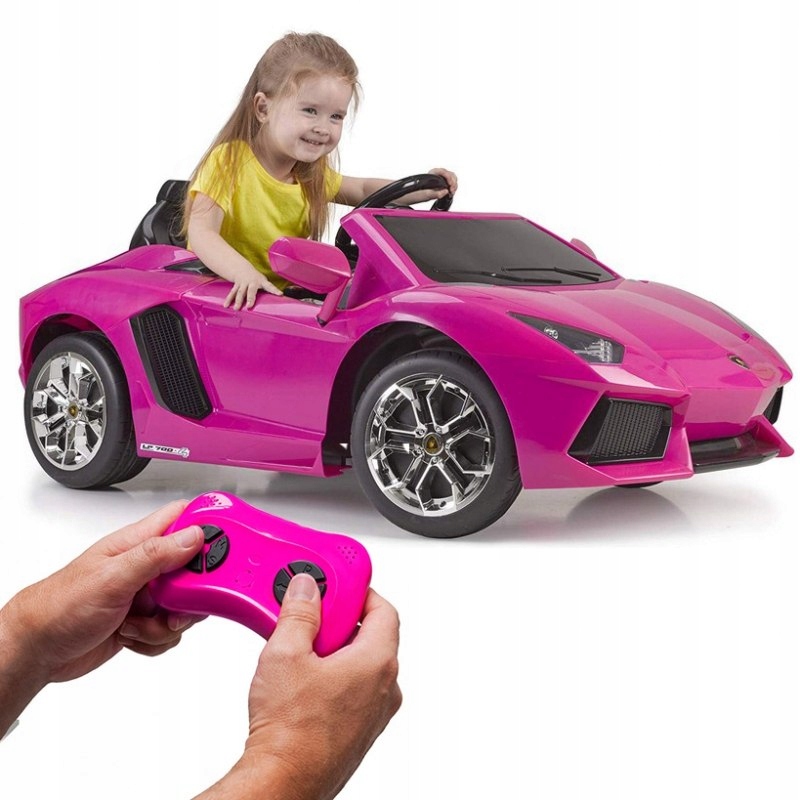 FEBER Lamborghini Aventador Pink samochód elektryc