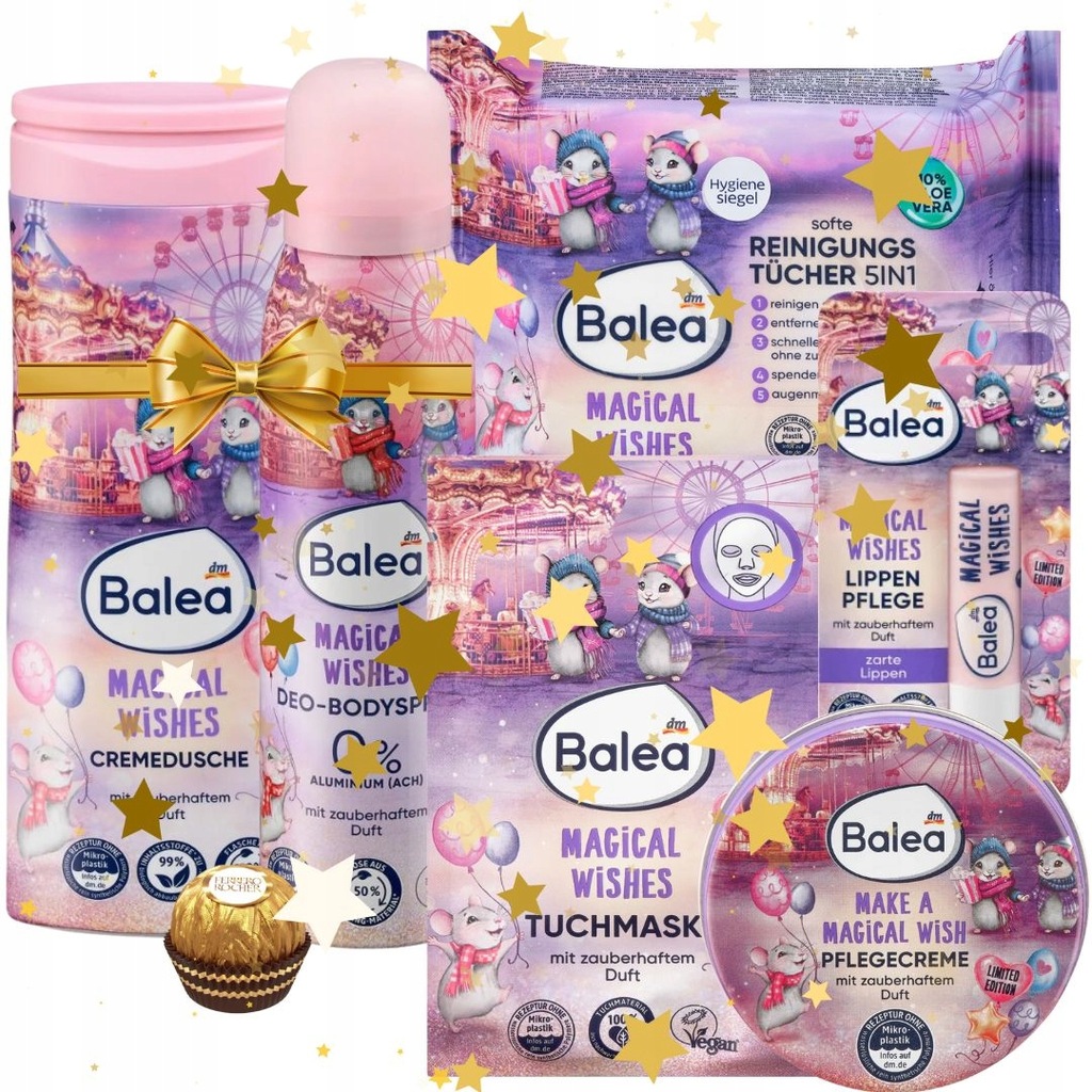 BALEA MAGIC WISHES ZESTAW KOSMETYKÓW PREZENT DLA NASTOLATKI MIKOŁAJ ŚWIĘTA